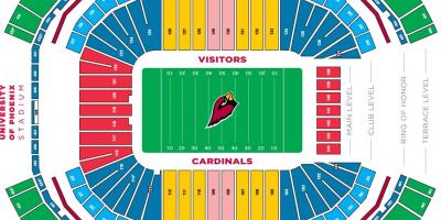 Arizona Cardinals stadion kart